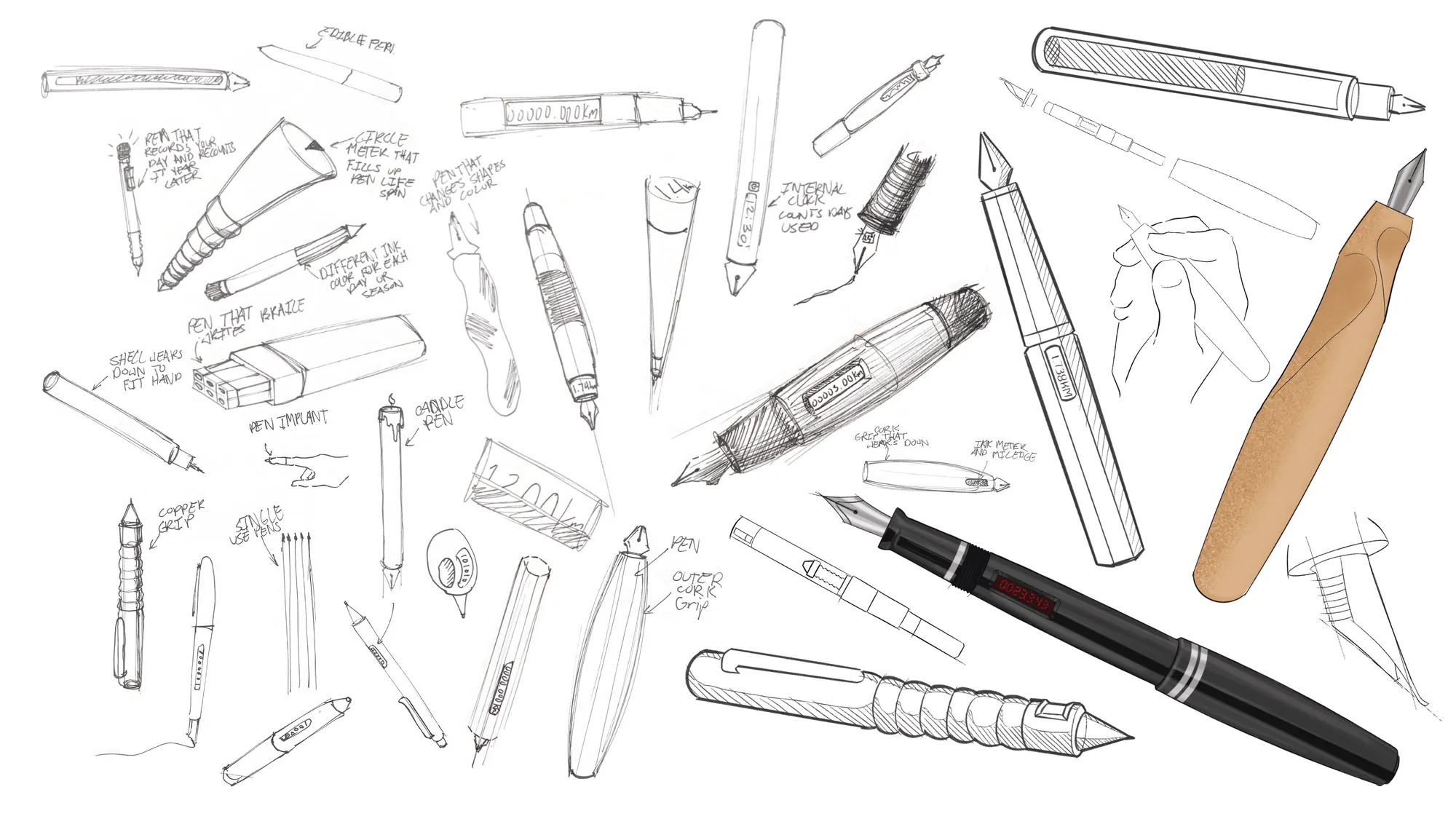 Pen sketches