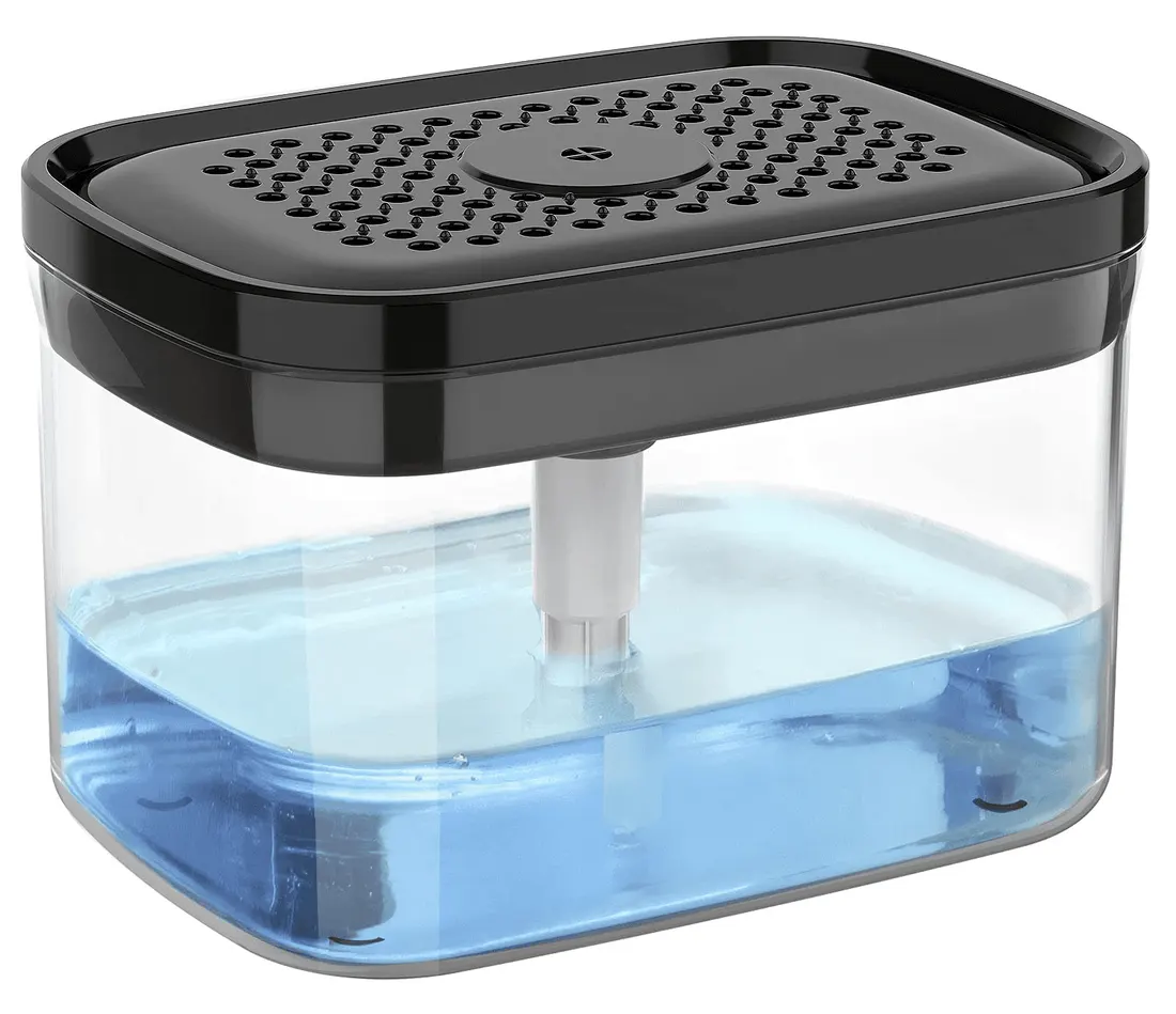 Push pump soap dispenser